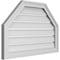 Ekena Millwork Octagonal Top Surface Mount PVC Gable Vent w/ 2"W x 1-1/2"P Brickmould Frame, 30"W x 20"H GVPOT30X2002SF - alternate 4